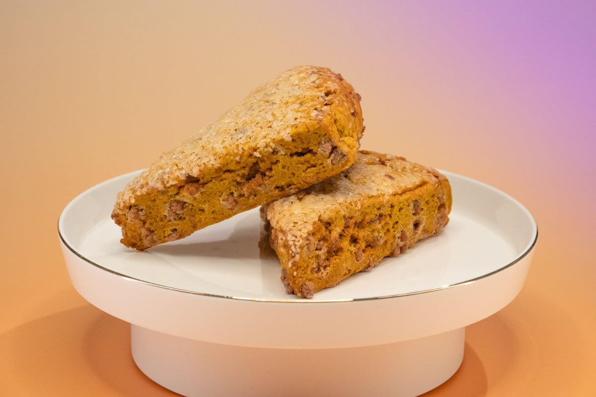 Pumpkin Cinnamon Chip Scones
