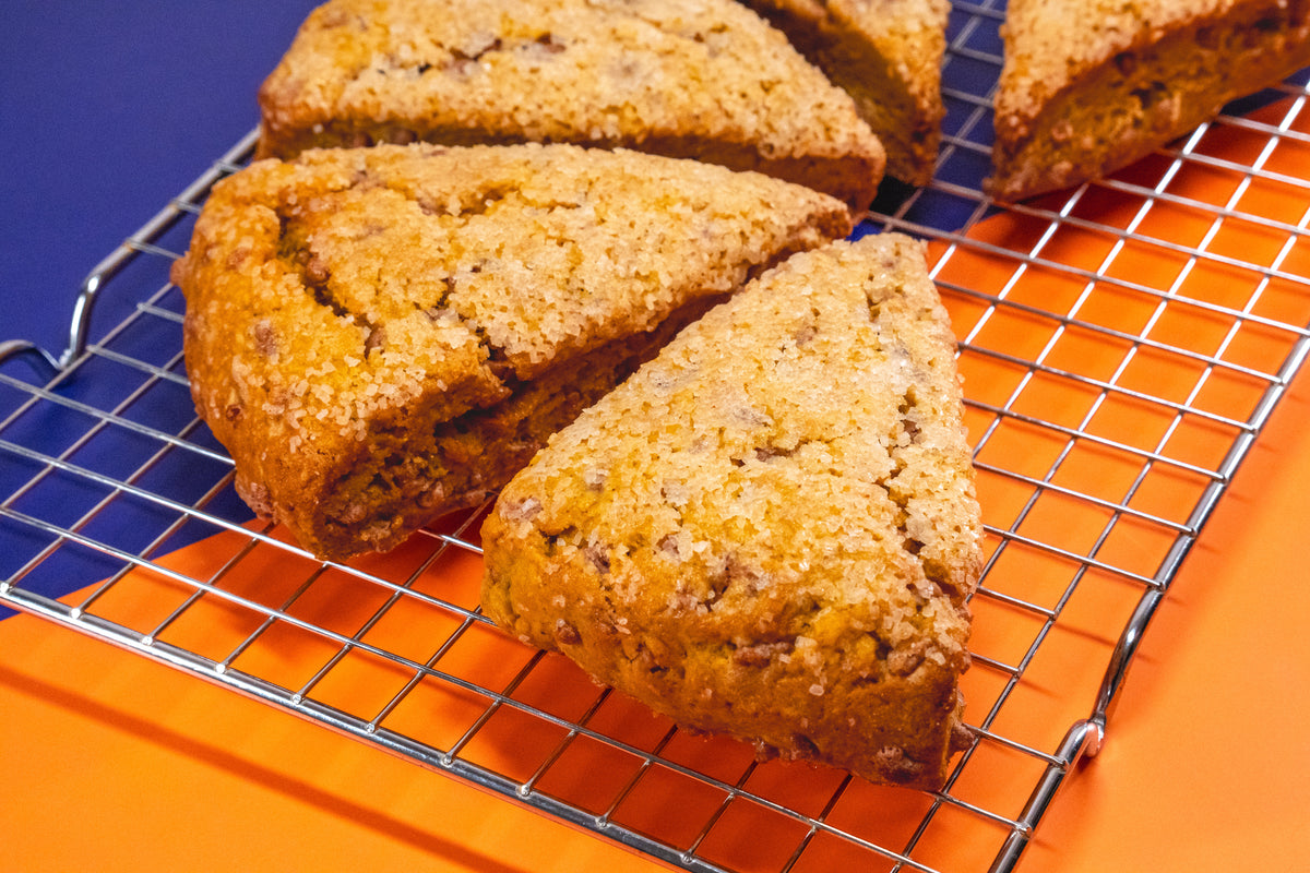 Pumpkin Cinnamon Chip Scones