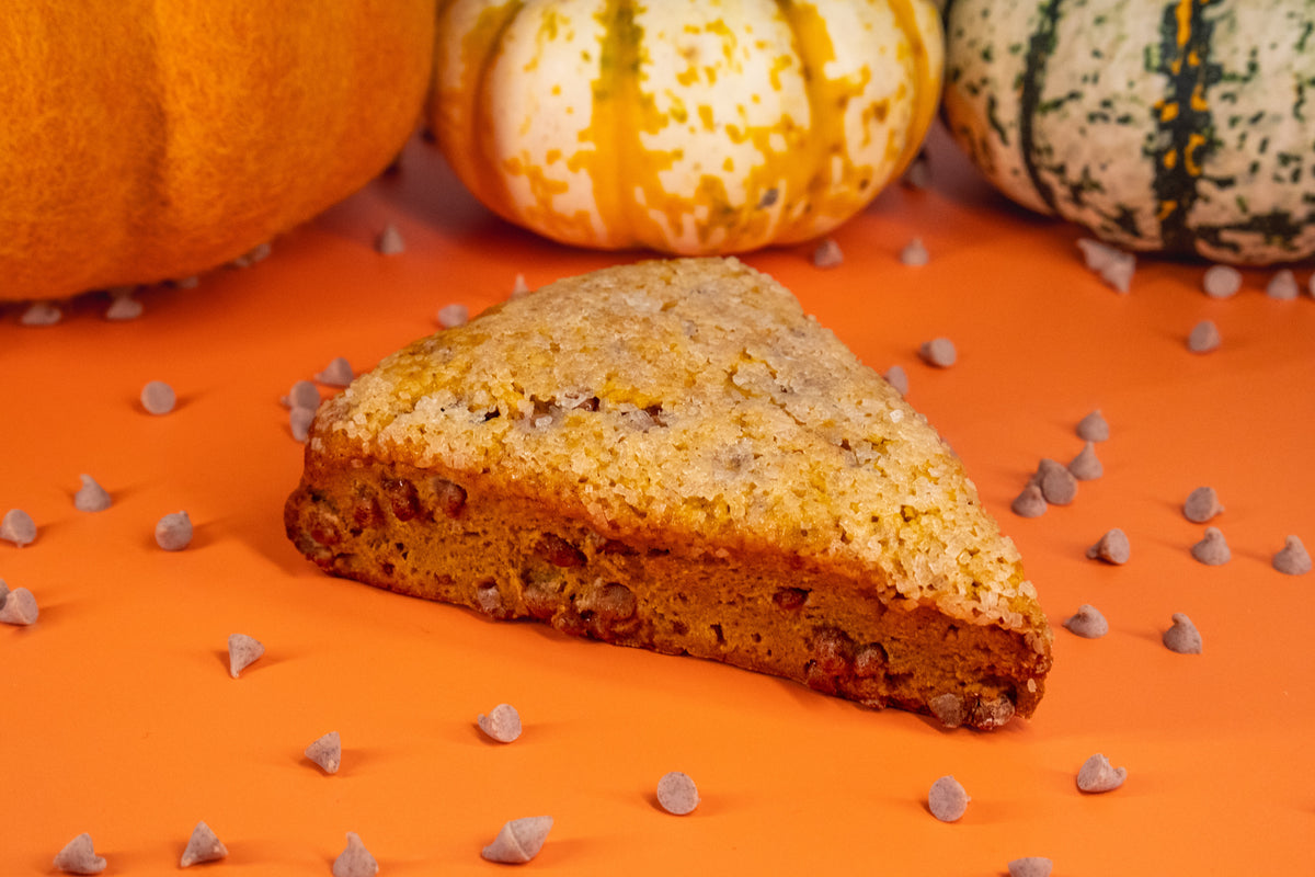 Pumpkin Cinnamon Chip Scones