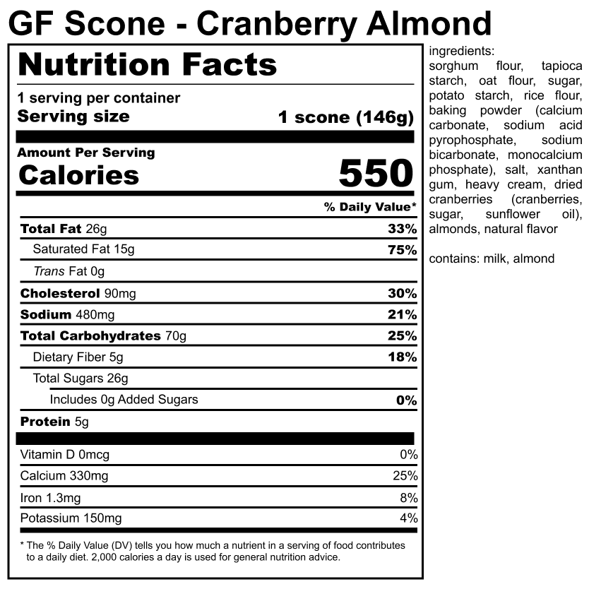 Assorted Scone Box - 8 Scones