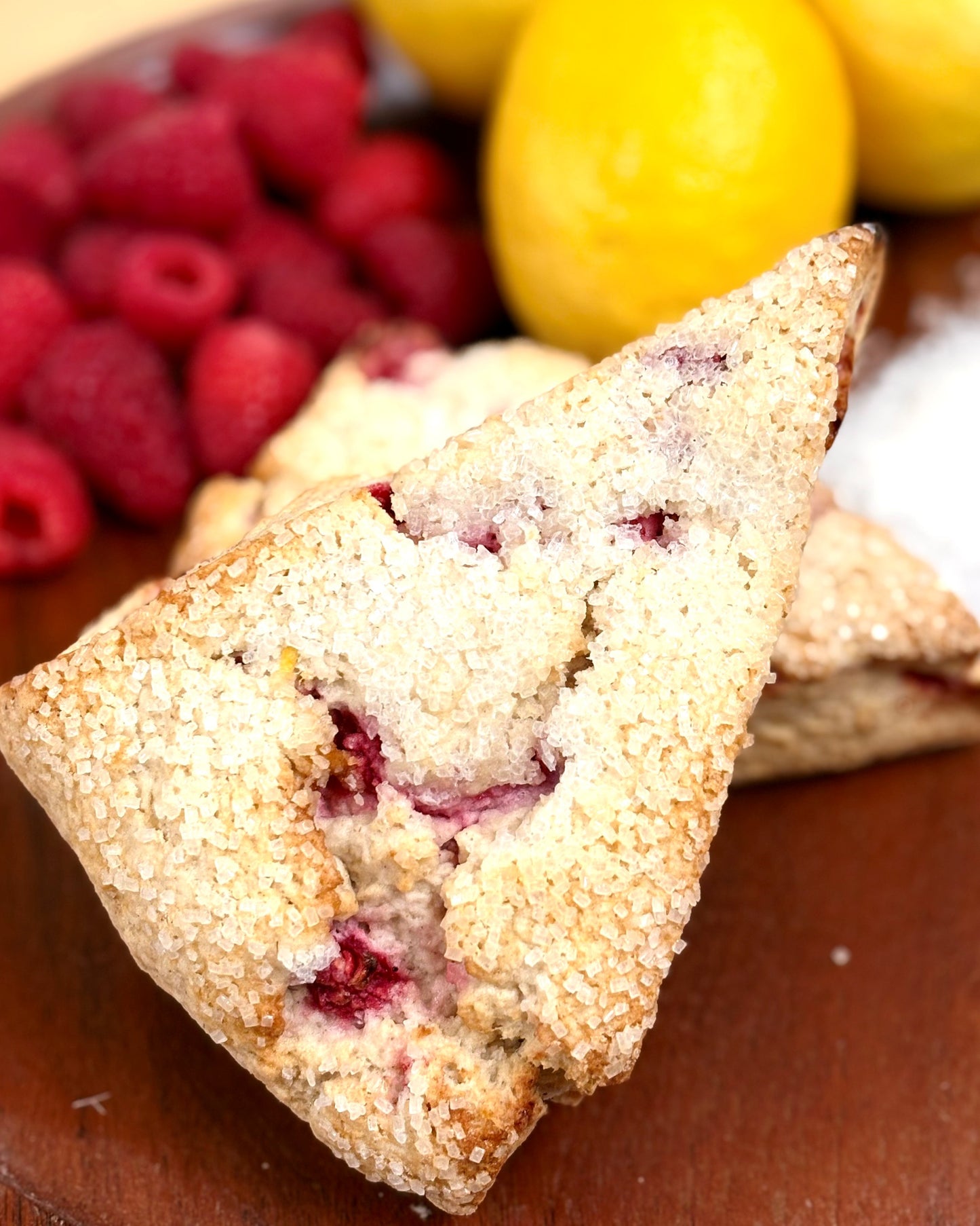 Lemon Raspberry Scone