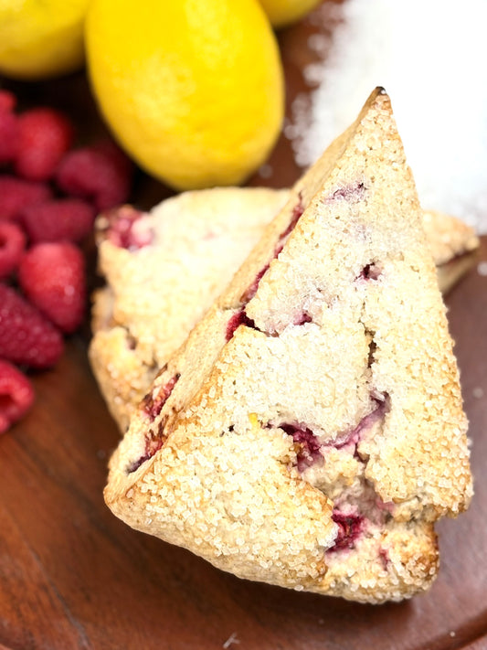 Lemon Raspberry Scone