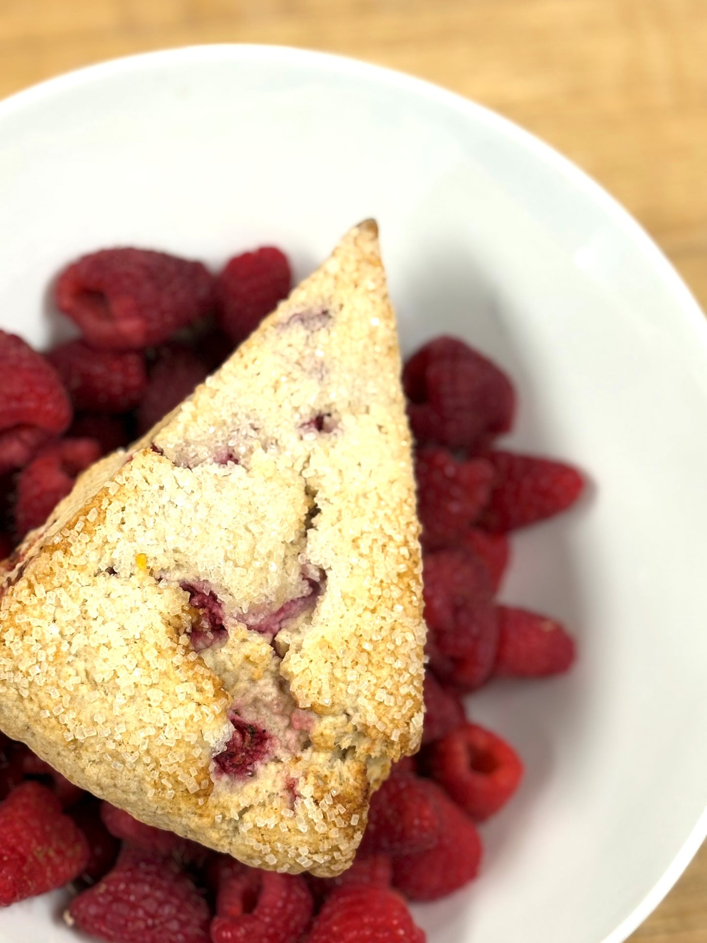 Lemon Raspberry Scone