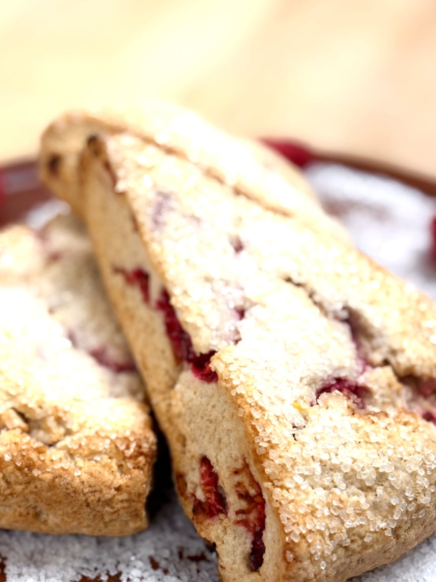 Lemon Raspberry Scone